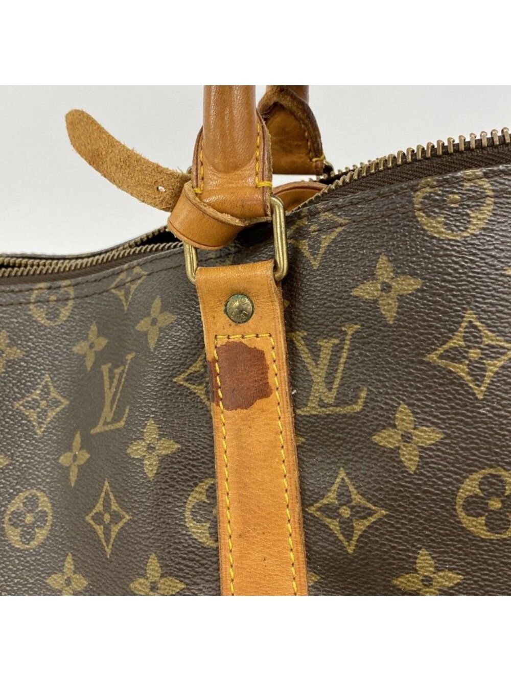 Louis Vuitton Boston Bag Monogram Keepall 50 Brown - Picture 10 of 10